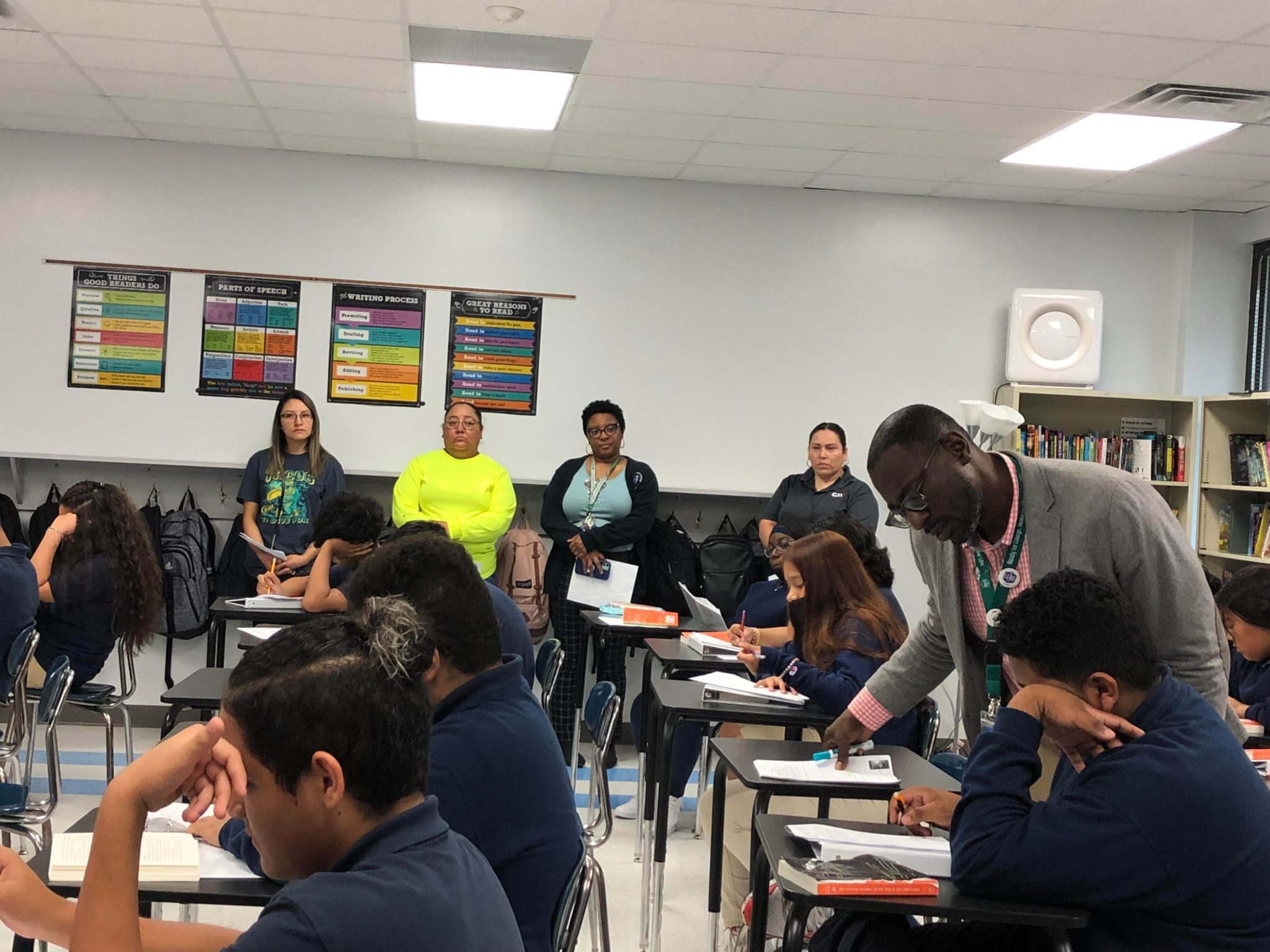 Parents Observe and Engage at LEAD Southeast Middle School LEAD